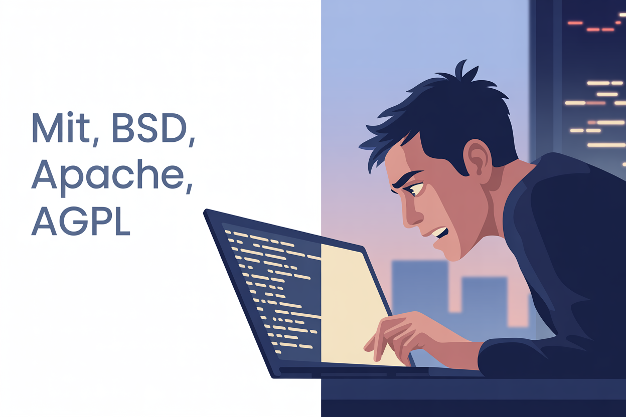 Title image of Open Source License Guide: AGPL, MIT, BSD and Apache Explained